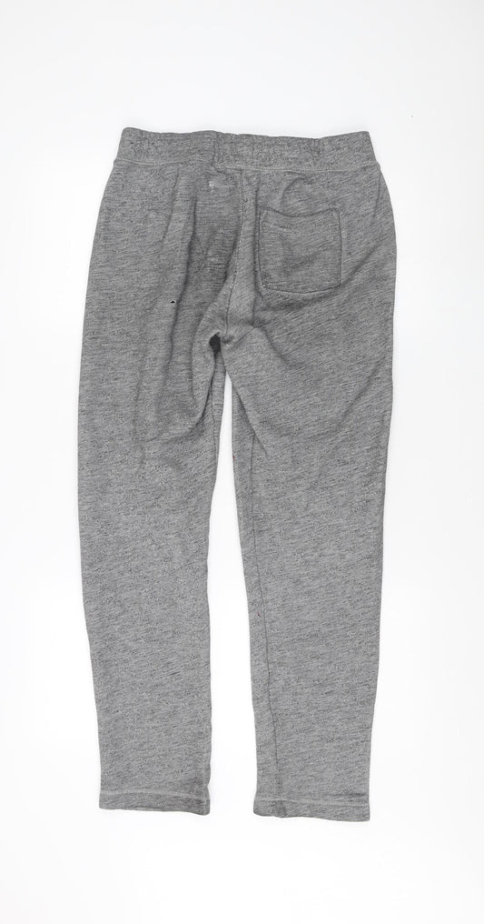 Hollister Grey Boys Jogger Trousers, Size S, Casual Comfort