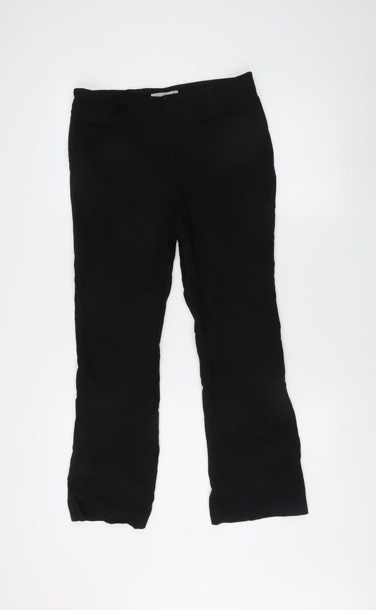 Womens UK Size 12 MNG Black Trousers