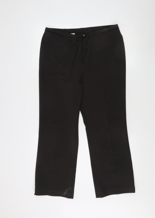 Additional front view of De Amour Black Trousers, unisex, size S, casual knit