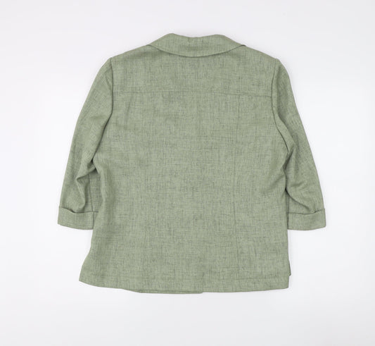 Eastex Green Women’s Blazer Size 16 3/4 Sleeve