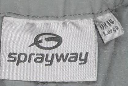 Sprayway Men's Grey Windbreaker Trousers, L