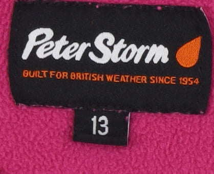 Peter Storm Girls Pink Pullover Sweatshirt 13 Years