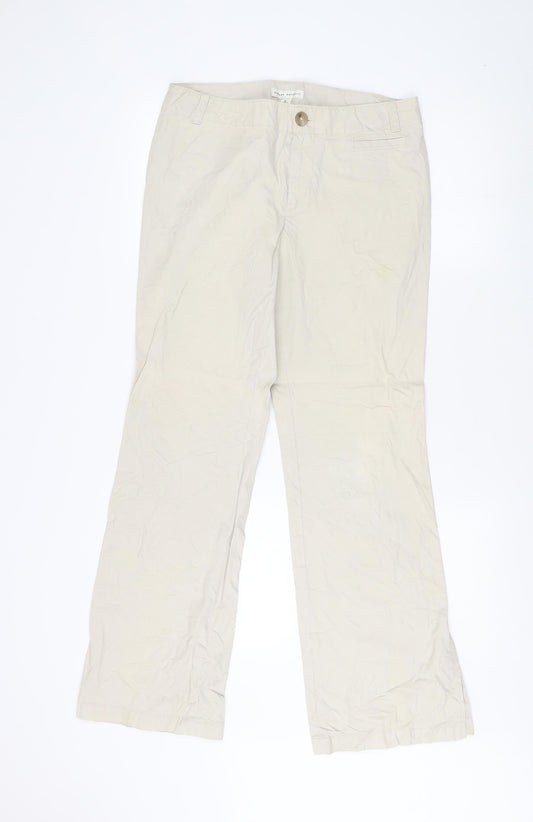 Womens UK Size 10 Banana Republic Regular Fit CasualBusiness Beige Trousers