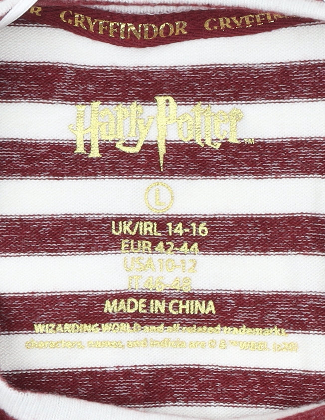 Womens UK Size 14 Harry Potter Red Pullover Sweatshirt