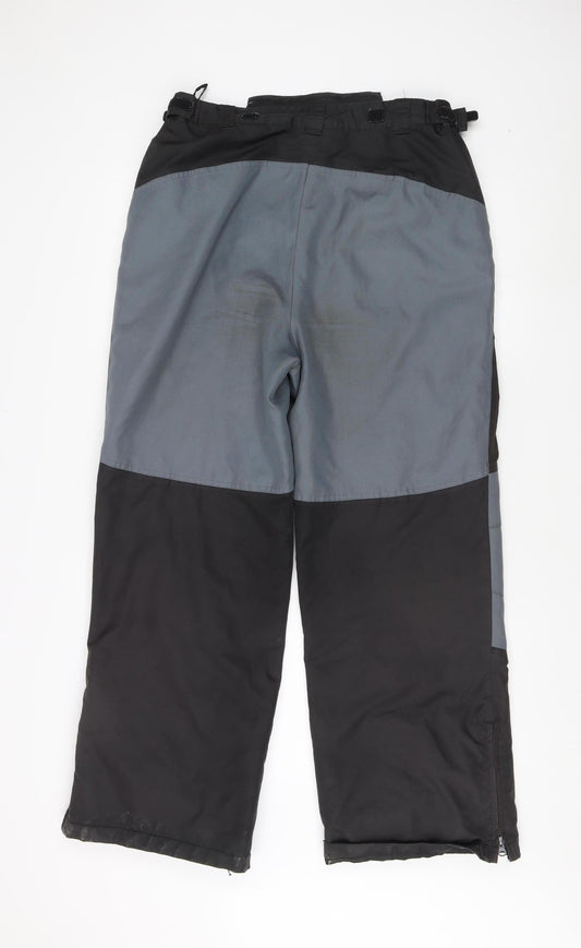 Unitech Men's Black Snow Pants, Size 14, Insulated