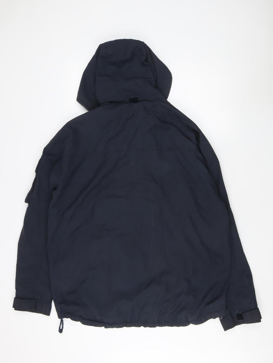 Mens UK Size L Gap Blue Pullover Hoodie