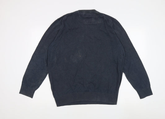 Timberland Men's Blue Pullover Jumper Size L