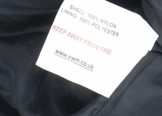 Mens UK Size L One Valley Black Basic Jacket
