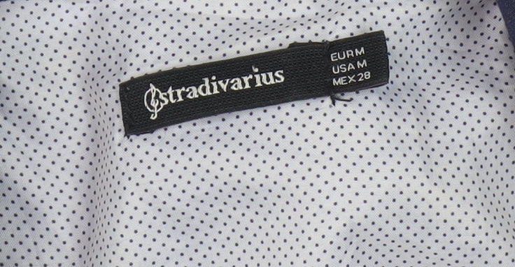 Womens UK Size 12 Stradivarius Blue Basic Jacket