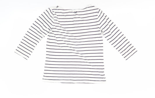 Womens UK Size 8 Crew Clothing Company White Basic T-Shirt