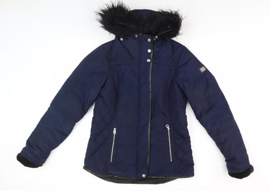 Womens UK Size 12 Regatta Blue Puffer Jacket