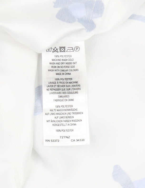 Womens UK Size 8 French Connection White Basic Blouse