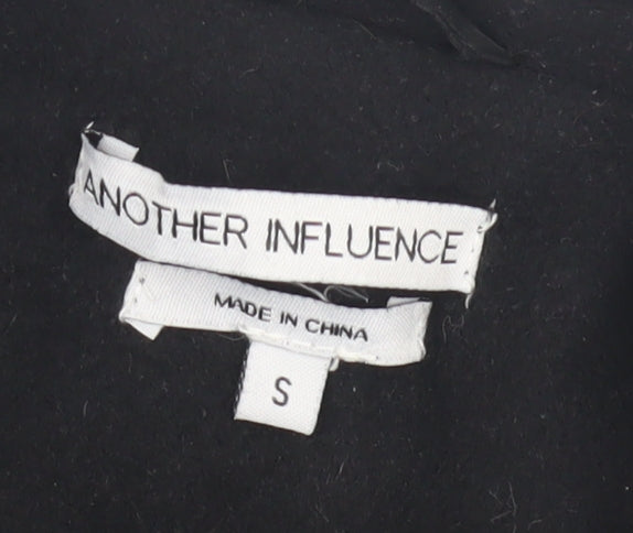 Another Influence Women's Black Wool Coat Size S