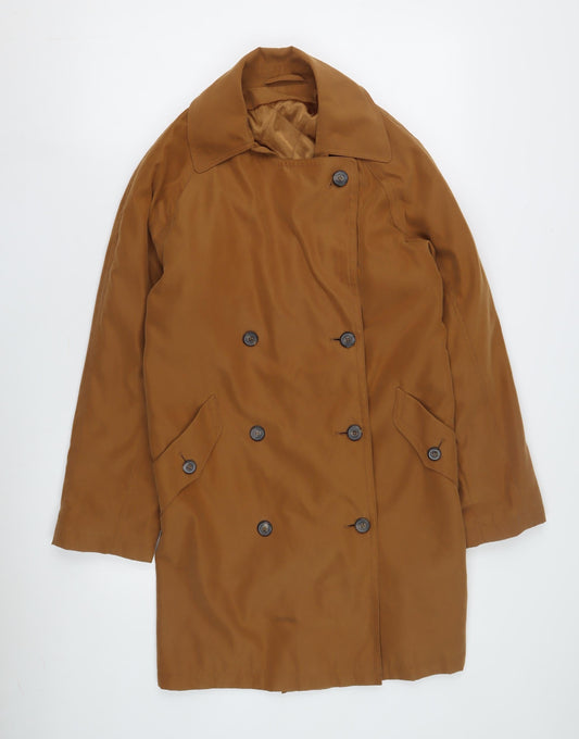 Womens UK Size 10 BHS Brown Overcoat