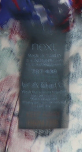 Next Women's Multicoloured Floral Pencil Skirt, Size 6