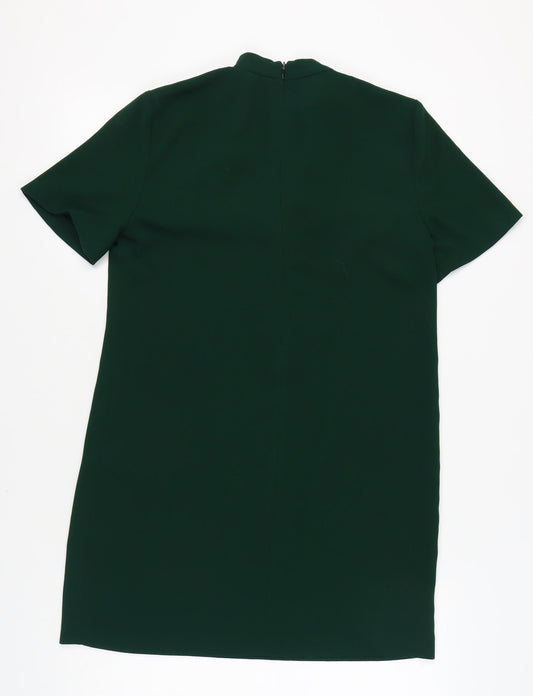 Zara Woman Green Short Sleeve Dress, Size 12