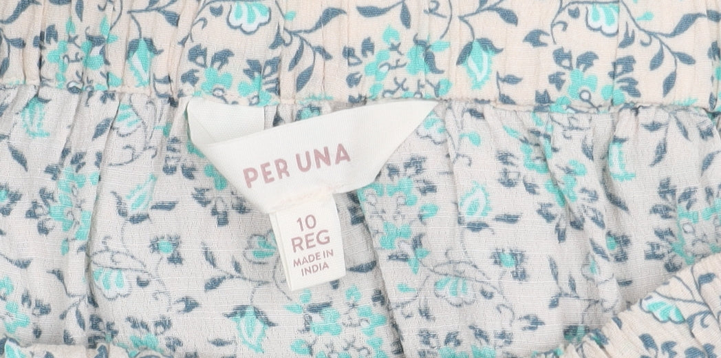 Marks and Spencer Women Multicoloured Floral Skirt Size 10