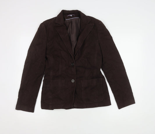 Spirit at Debenhams Women's Brown Blazer Size 10