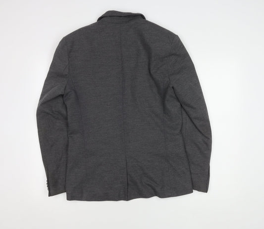 Mens UK Size 40 Zara Regular Grey Suit Jacket