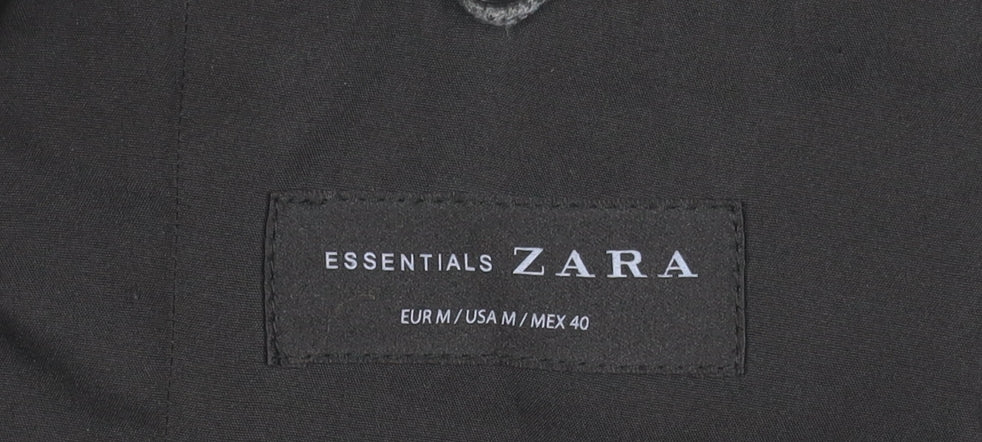 Mens UK Size 40 Zara Regular Grey Suit Jacket