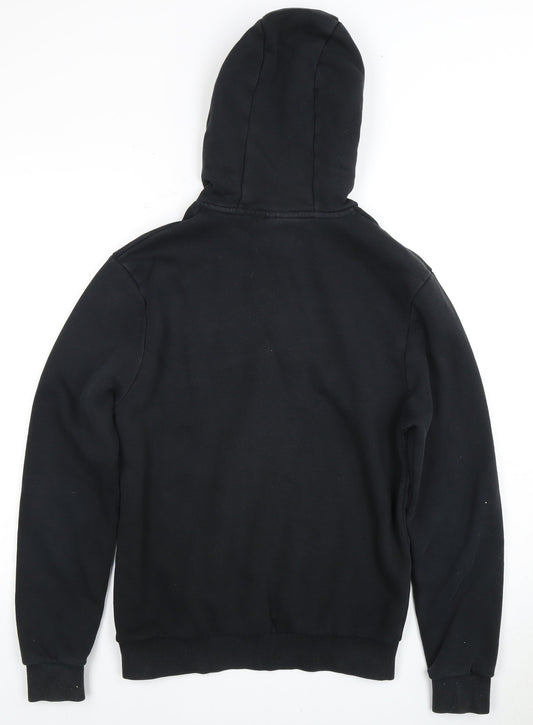 Mens UK Size S FILA Black Pullover Hoodie