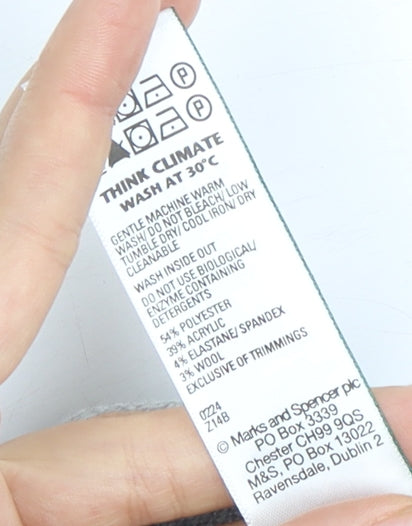 Marks and Spencer Men's Grey XS Roll Neck Jumper