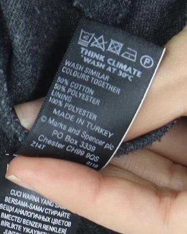 Womens UK Size 16 Marks and Spencer Grey Vest Jumper