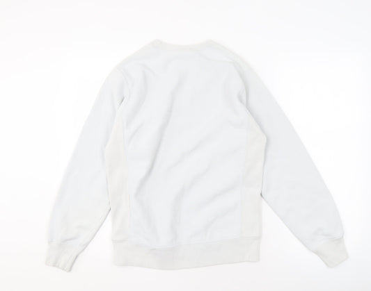 Mens UK Size S Champion White Pullover Sweatshirt