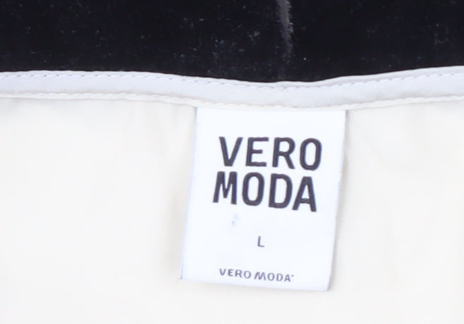 Womens UK Size L VERO MODA Ivory Basic Blouse
