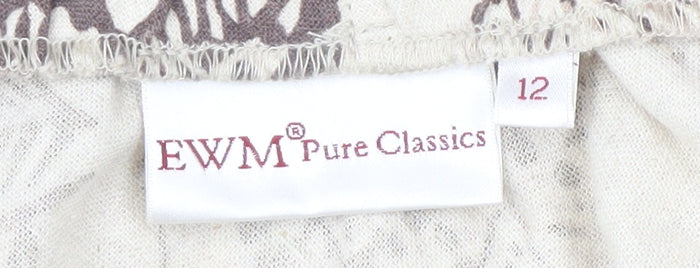 EWM Pure Classics Women's A-Line Floral Skirt