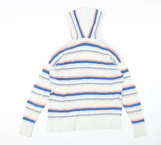 Womens UK Size 16 Fat Face Multicoloured Pullover Hoodie