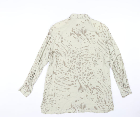 Womens UK Size 12 Gerry Weber Beige Basic Button-Up