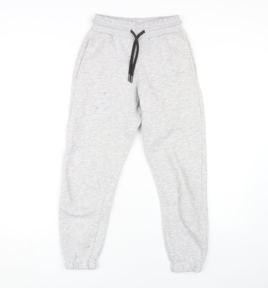 Womens UK Size 2 COLLUSION Regular Fit Jogger Grey Trousers