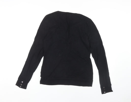 Womens UK Size L Whistles Black Basic Blouse