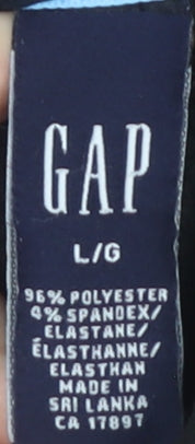 GAP Women's Black Pullover Sweatshirt L, 1/4 Zip, Casual