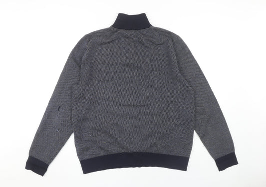 White Stuff Men's Blue Medium Pullover Jumper
