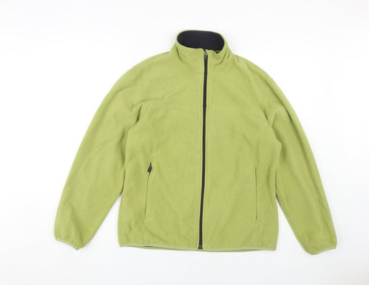 Womens UK Size 10 Lands' End Green Basic Jacket