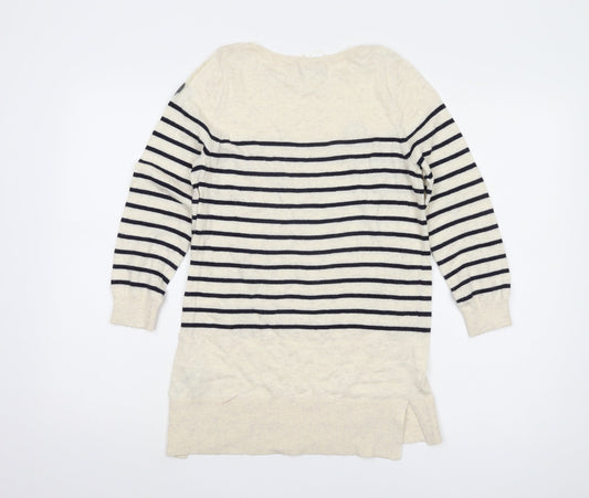 Womens UK Size S Monsoon Beige Pullover Jumper