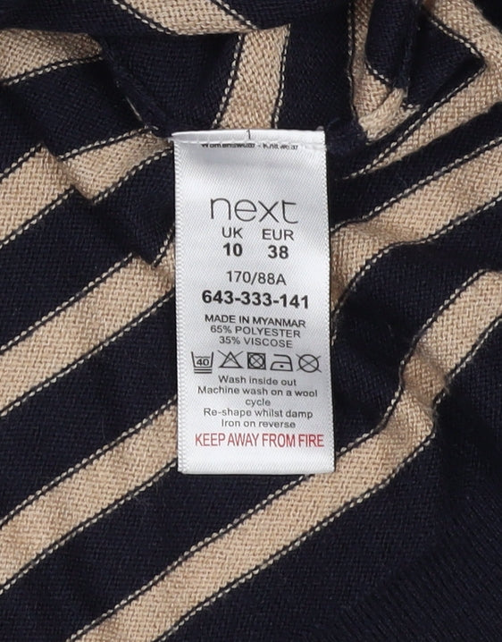 Womens UK Size 10 NEXT Multicoloured Pullover Jumper