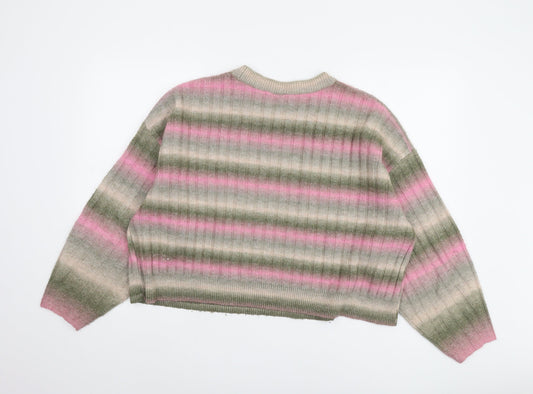 Womens UK Size L H&M Multicoloured Pullover Jumper