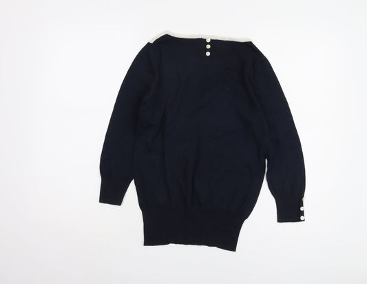Womens UK Size 12 NEXT Blue Pullover Jumper
