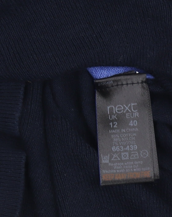 Womens UK Size 12 NEXT Blue Pullover Jumper