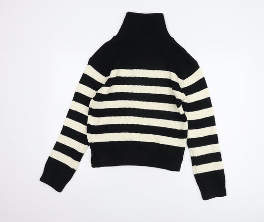Womens UK Size S Marks and Spencer Black Pullover Jumper