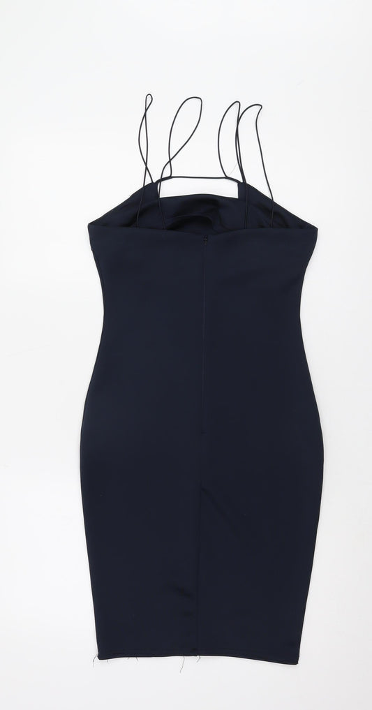 AX Paris Women's Black Bodycon Dress, Size 10, Sleeveless