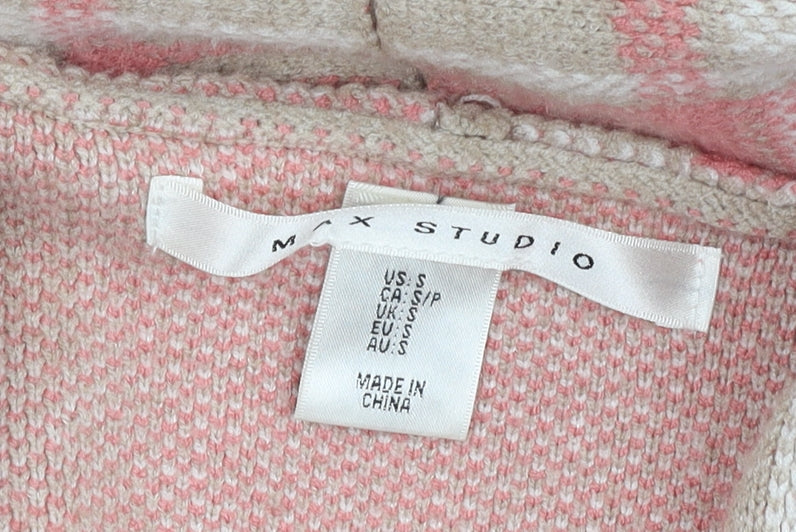 Womens UK Size S Max Studio Pink Cardigan Jumper