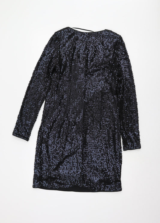 Marks and Spencer Women's Black Sequin Dress, UK 8