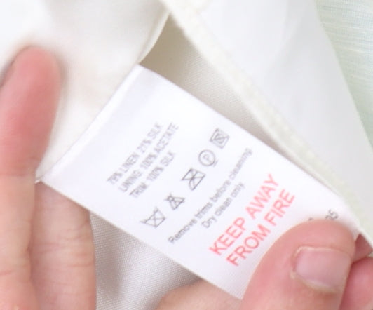 Monsoon Women's Multicoloured Geometric Silk Skirt Size 12