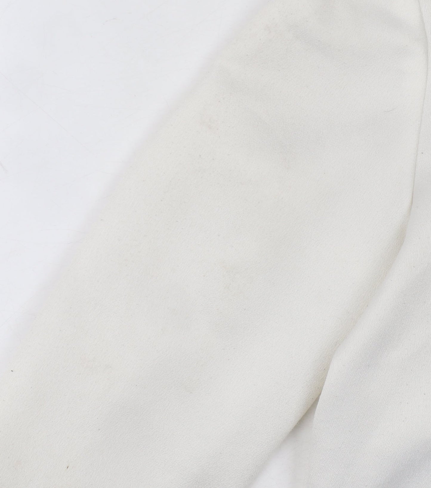 Miss Selfridge Women's White Bomber Jacket Size 6