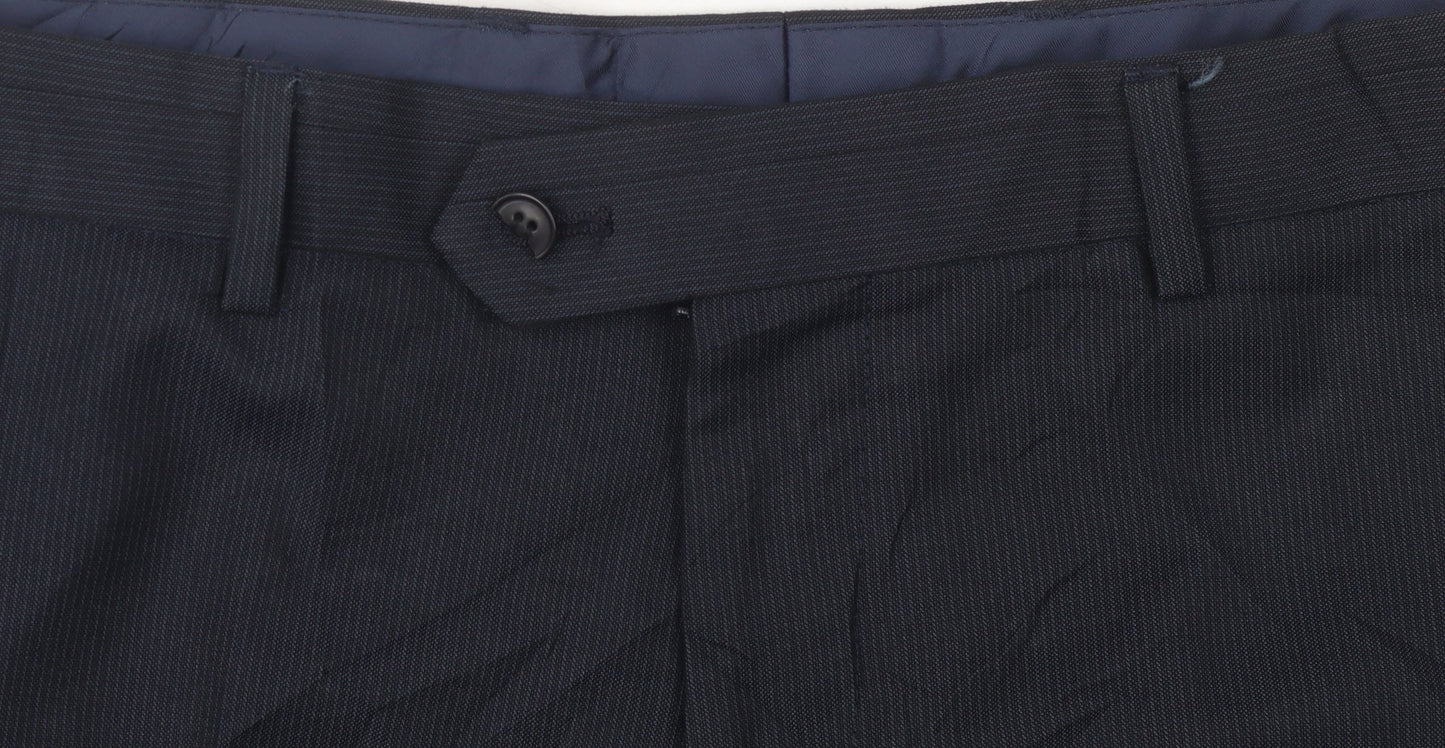 Next Men's Black Dress Pants Size 36 Formal Trousers