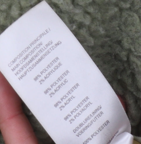 Damart Women’s Green Button-Up Jacket Size 14